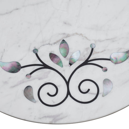 Round Table with Mother of Pearl Inlay